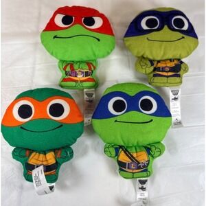 Teenage Mutant Ninja Turtles Nickelodeon Legend Toys Mini Plush Set Of 4 - 4"-5"
